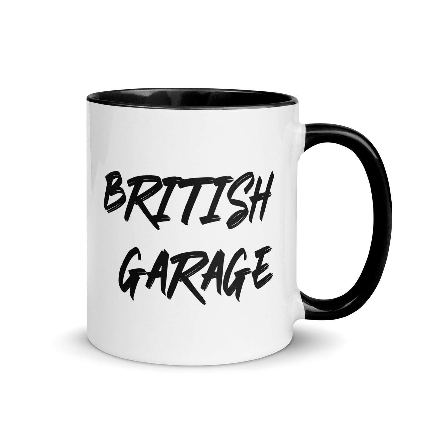 British-Garage-Tasse mit Mini-Aufdruck