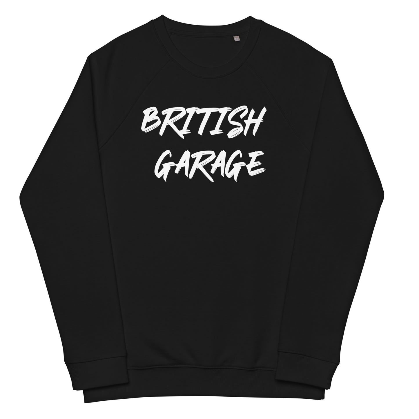 Unisex Bio-Raglan-Pullover British Garage