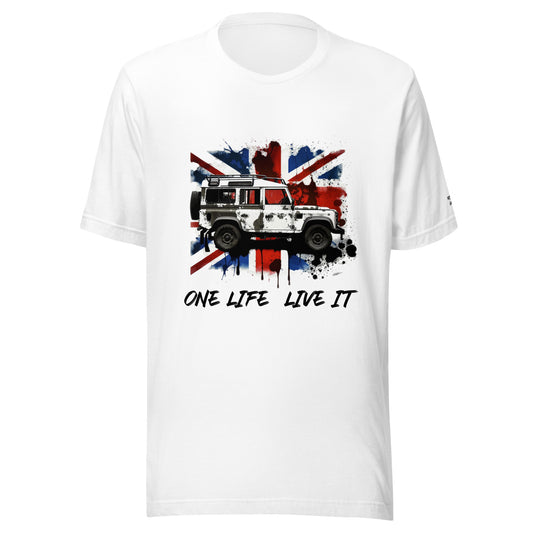 Unisex-T-Shirt Defender 110 - ONE LIFE  LIVE IT