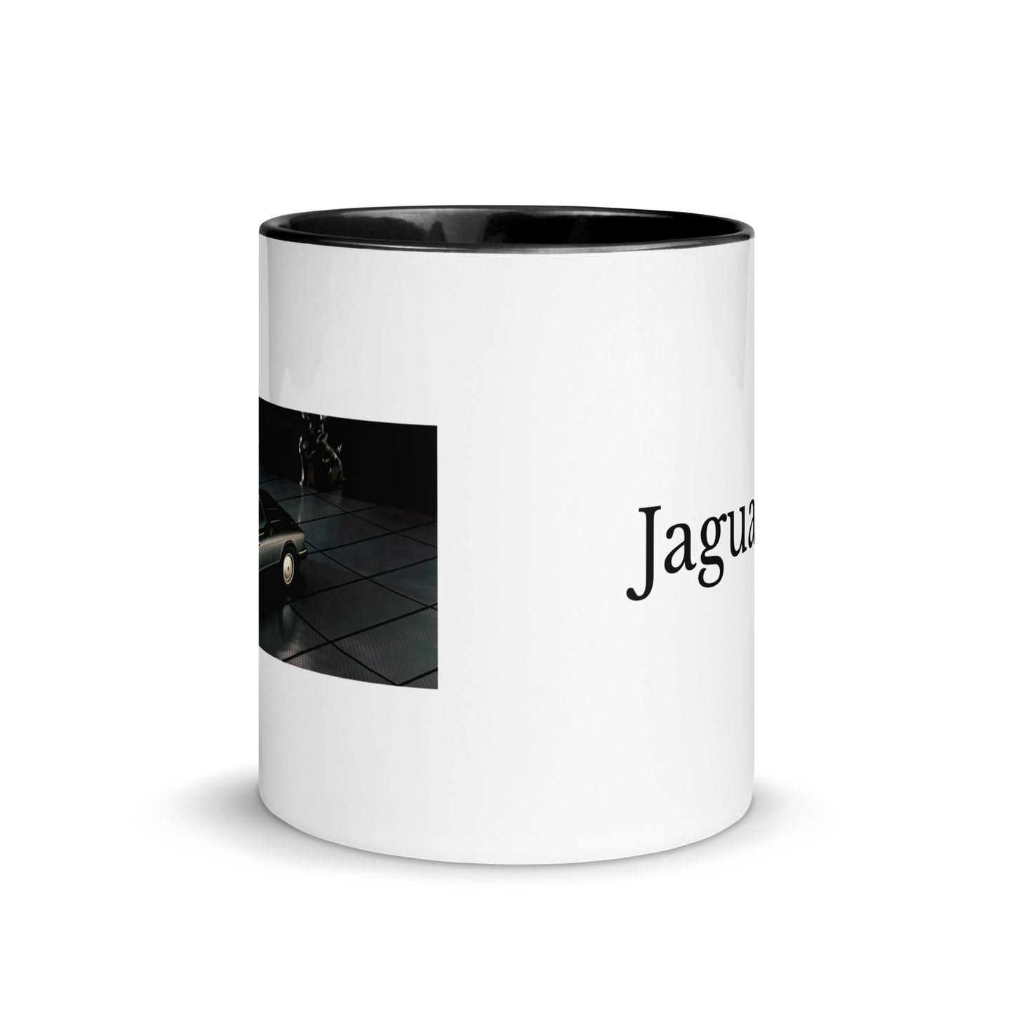 British-Garage-Tasse mit Jaguar XJ40 Black