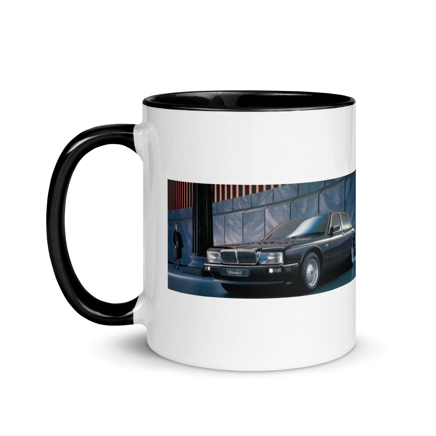 British-Garage-Tasse mit Jaguar Daimler XJ40