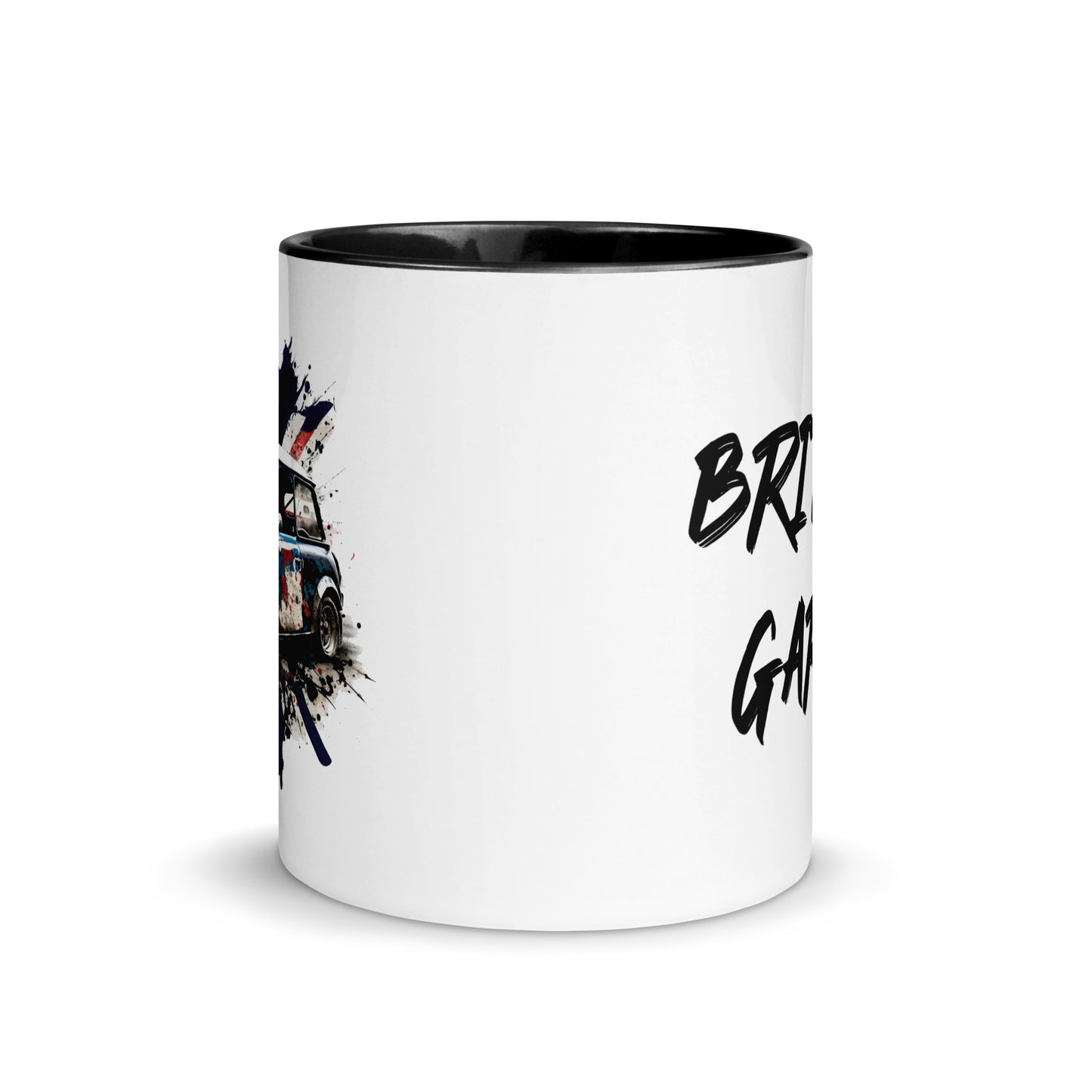 British-Garage-Tasse mit Mini-Aufdruck