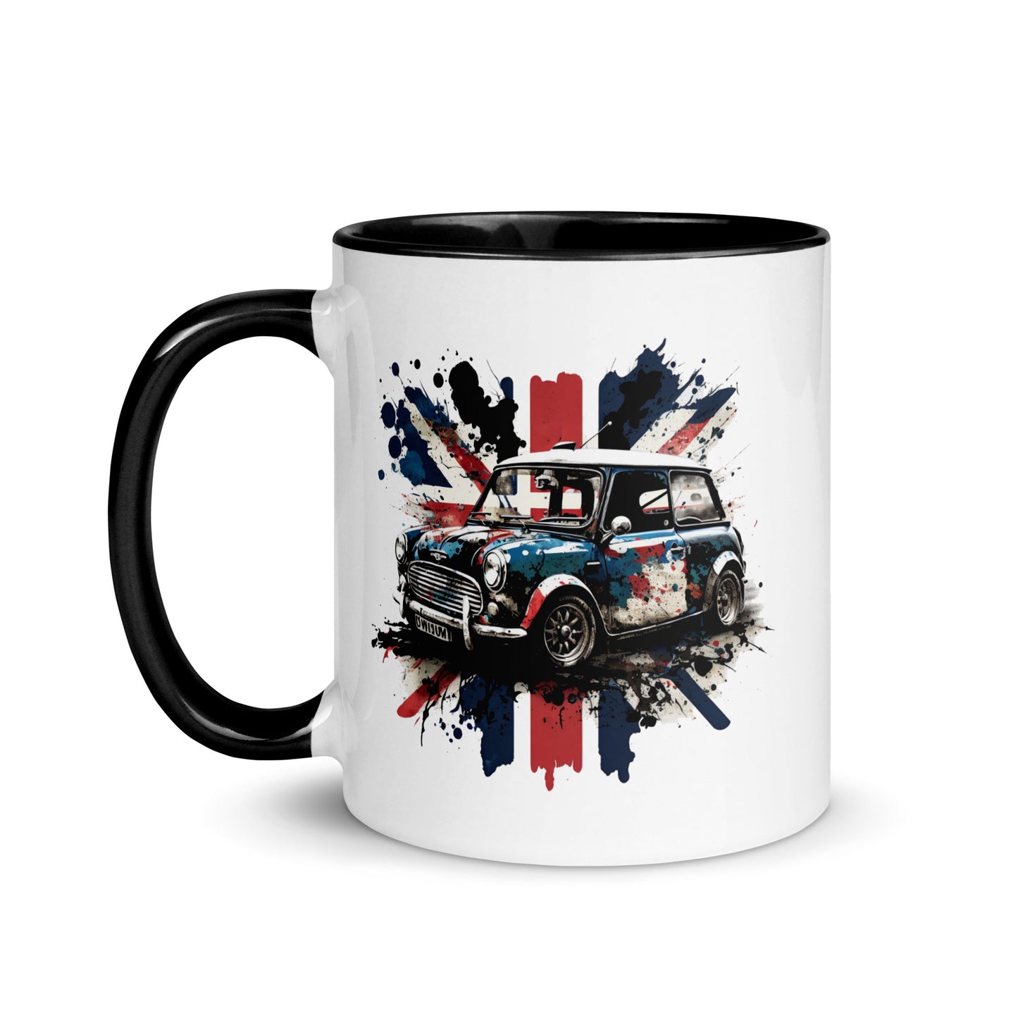 British-Garage-Tasse mit Mini-Aufdruck